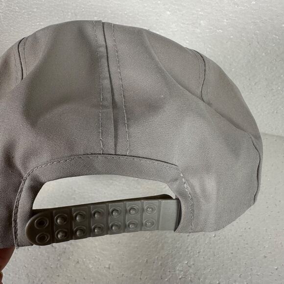 Vintage Maine Snapback Hat Gray Blue Embroidered Adjustable 80's Trucker - Picture 8 of 8